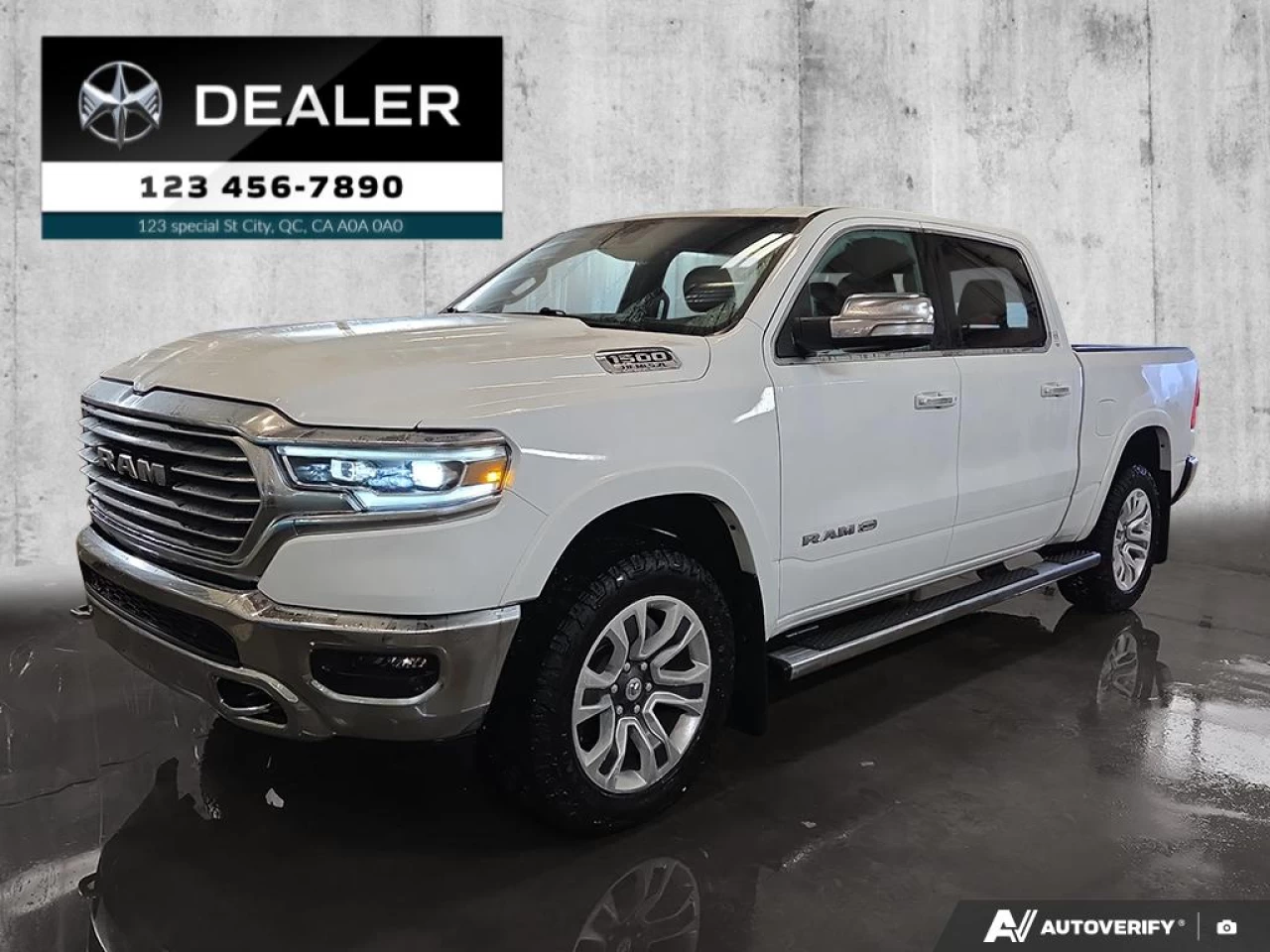 2022 Ram 1500 Longhorn  - Cooled Seats - Leather Seats - $434 B/W Main Image