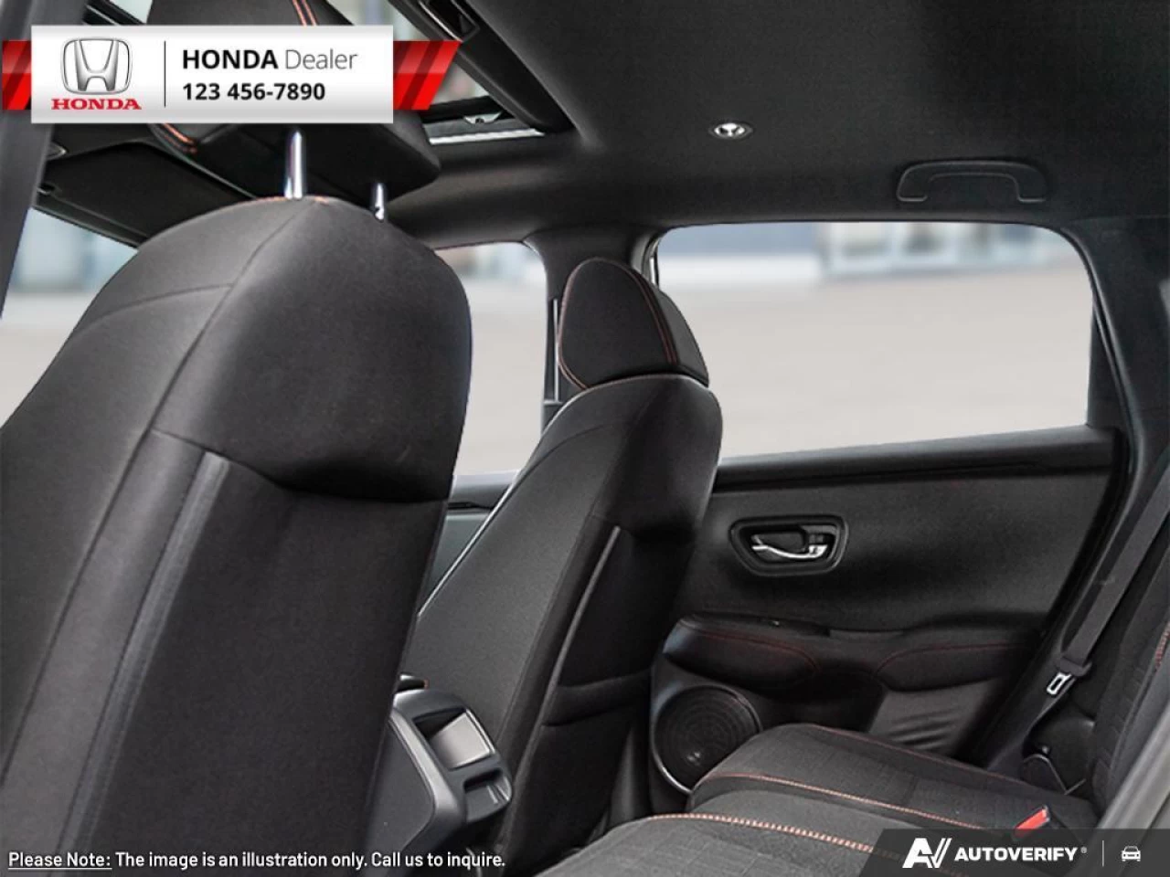 2023 Honda HR-V Sport  - Sunroof - Heated Seats - $257 B/W Main Image