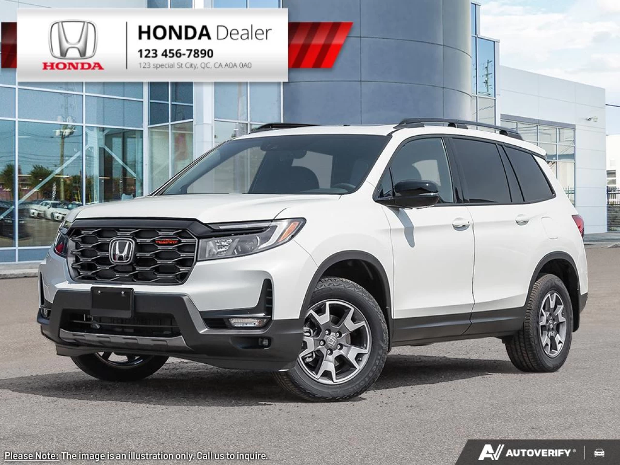 2023 Honda Passport Touring  - NAVIGATION - Cooled Seats - $354 B/W Main Image