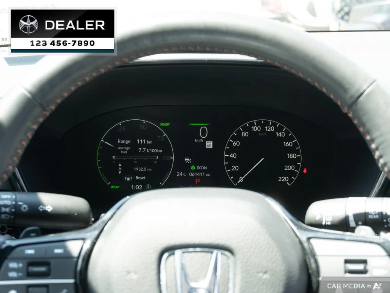 2023 Honda CR-V Hybrid Touring  - NAVIGATION - Leather Seats - $230 B/W Main Image