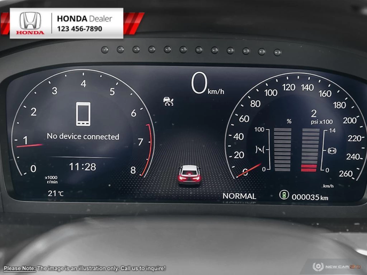 2023 Honda Civic Sedan Si  - Sunroof - Heated Seats - $268 B/W Main Image