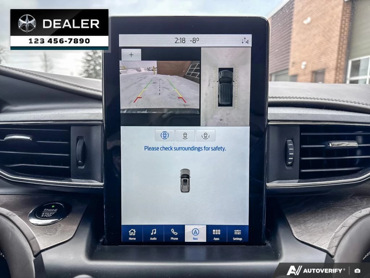 2020 Ford Explorer Platinum  - Sunroof -  Navigation - $246 B/W Main Image