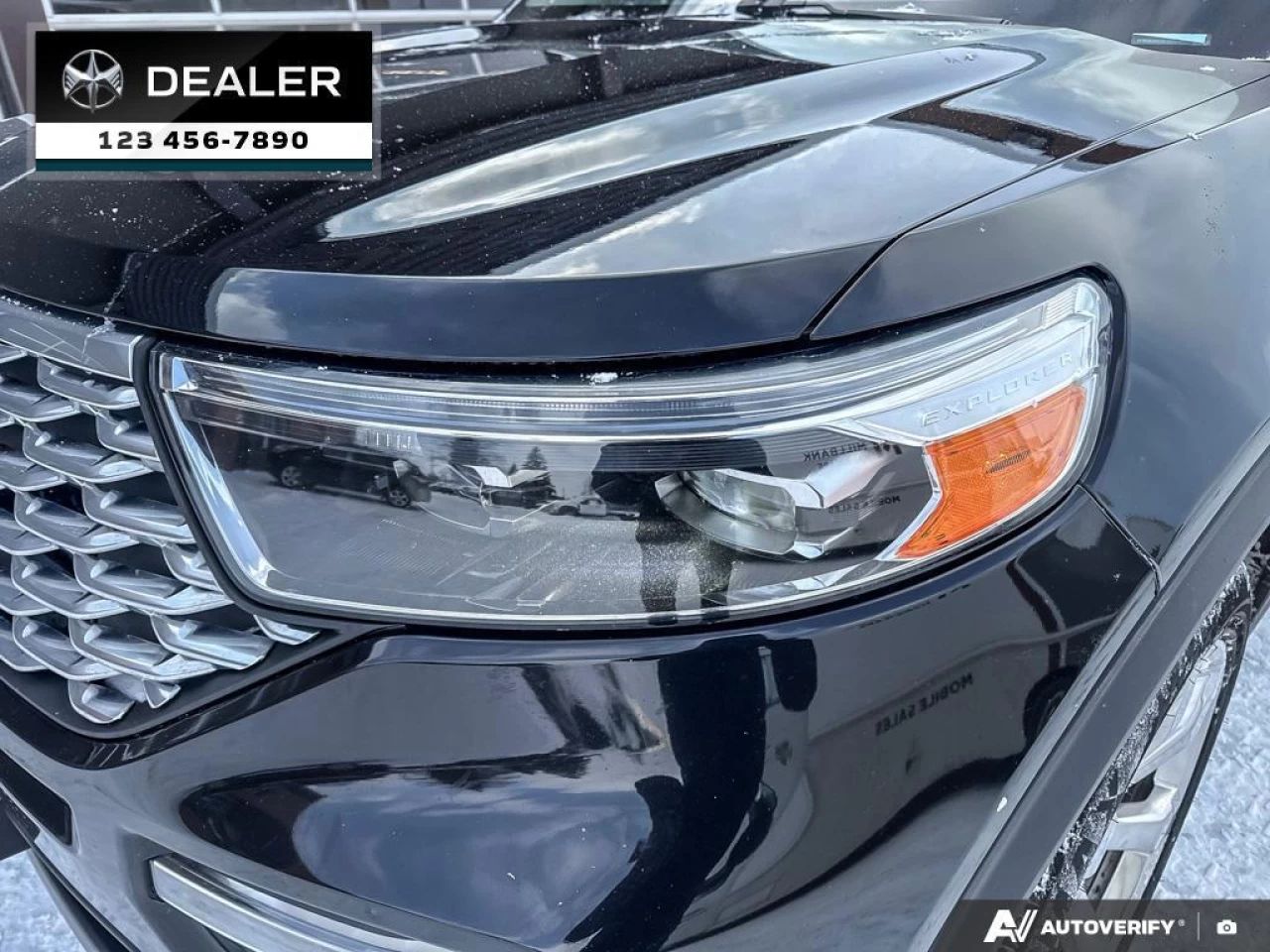 2020 Ford Explorer Platinum  - Sunroof -  Navigation - $246 B/W Main Image