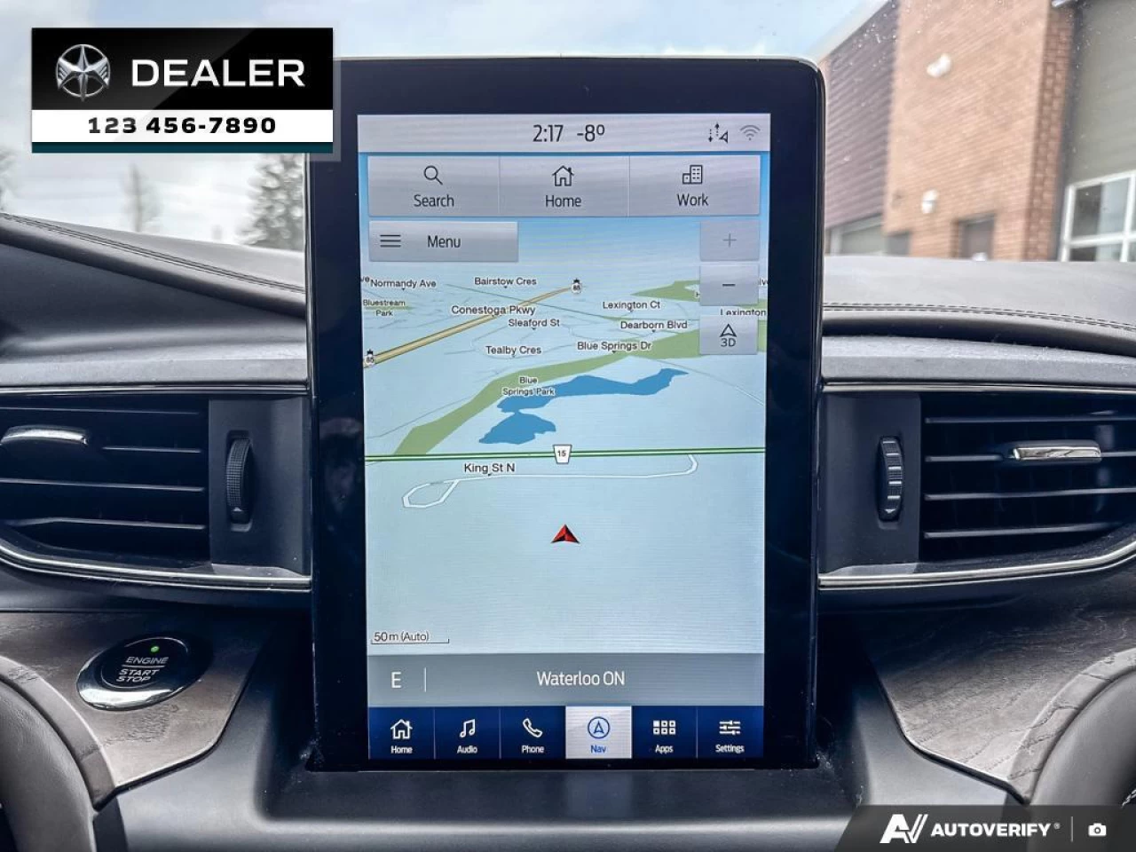 2020 Ford Explorer Platinum  - Sunroof -  Navigation - $246 B/W Main Image