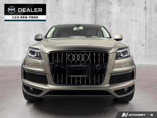Audi Q7 3.0L TDI Vorsprung Quattro  - Sunroof - $153 B/W 2015