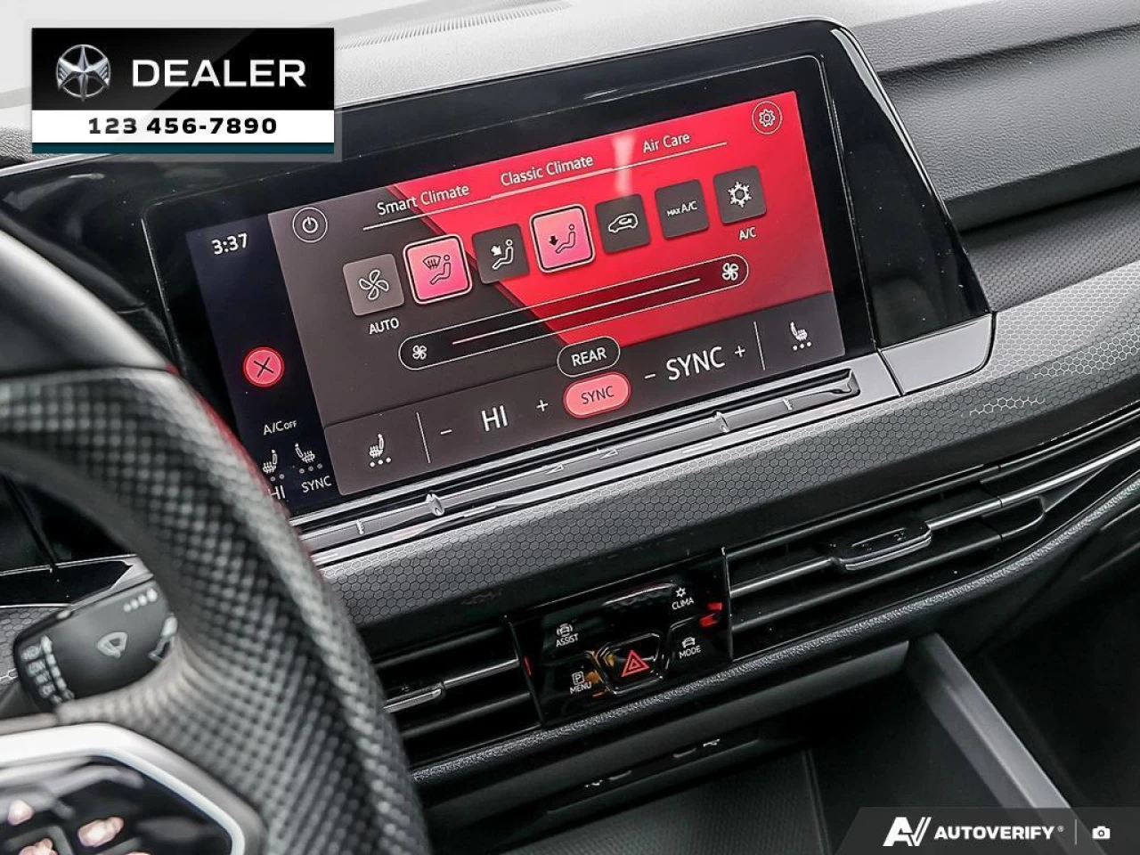 2022 Volkswagen Golf GTI Performance  - Cooled Seats - $188 B/W Main Image