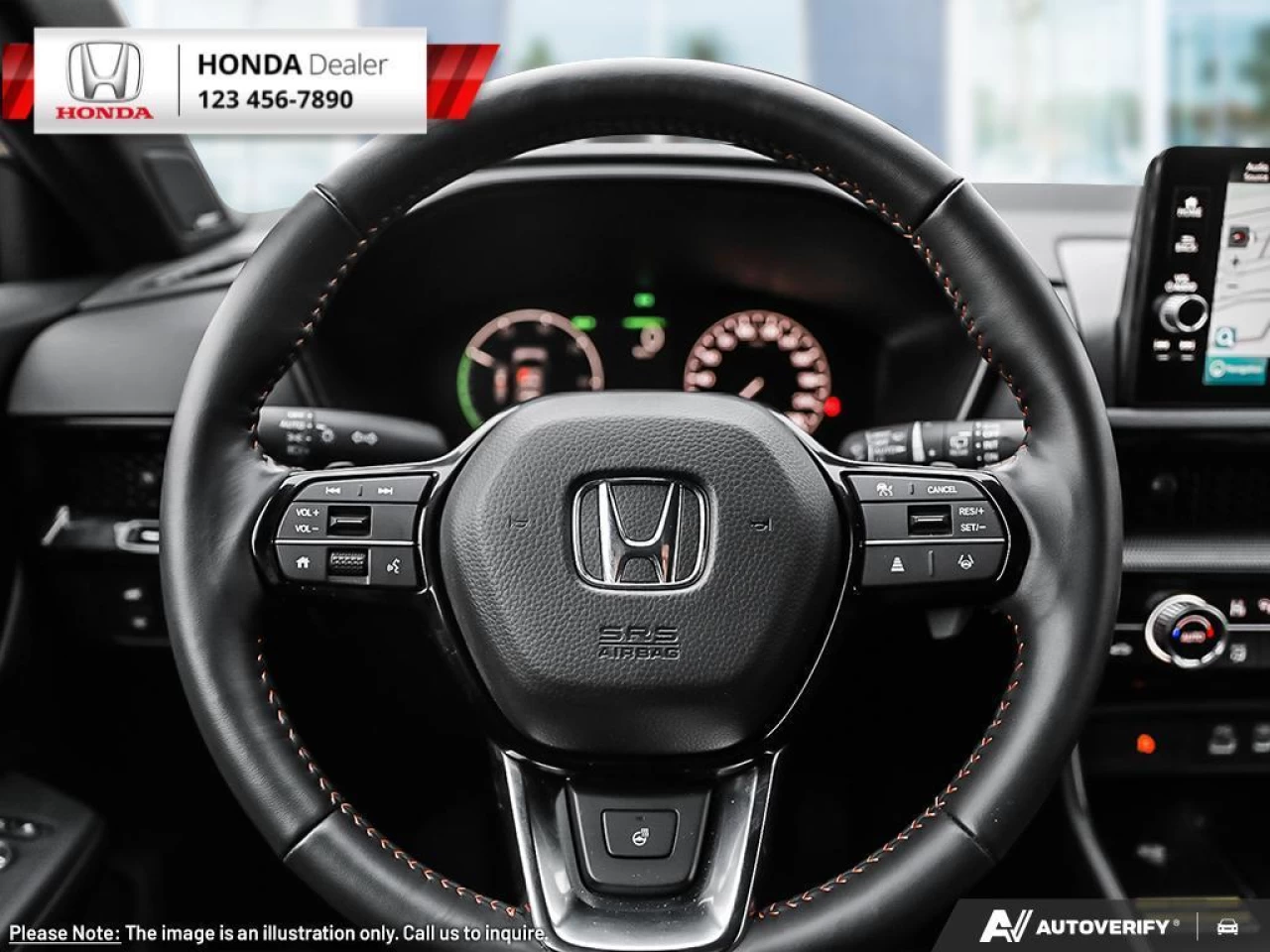 2023 Honda CR-V Hybrid Touring  - NAVIGATION - Leather Seats - $325 B/W Main Image