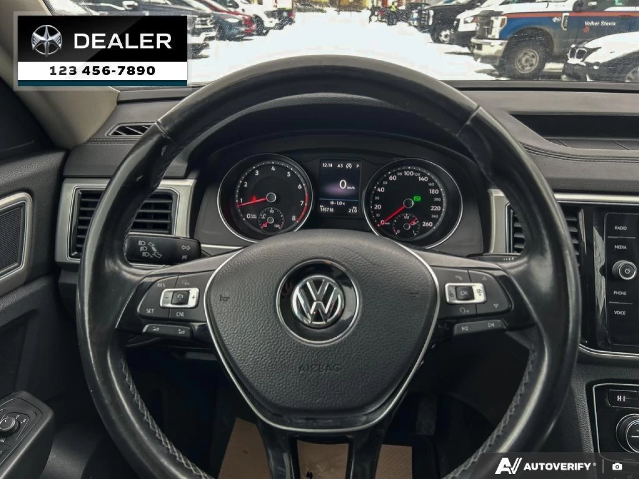 2018 Volkswagen Atlas Highline 3.6 FSI  - NAVIGATION - $189 B/W Main Image