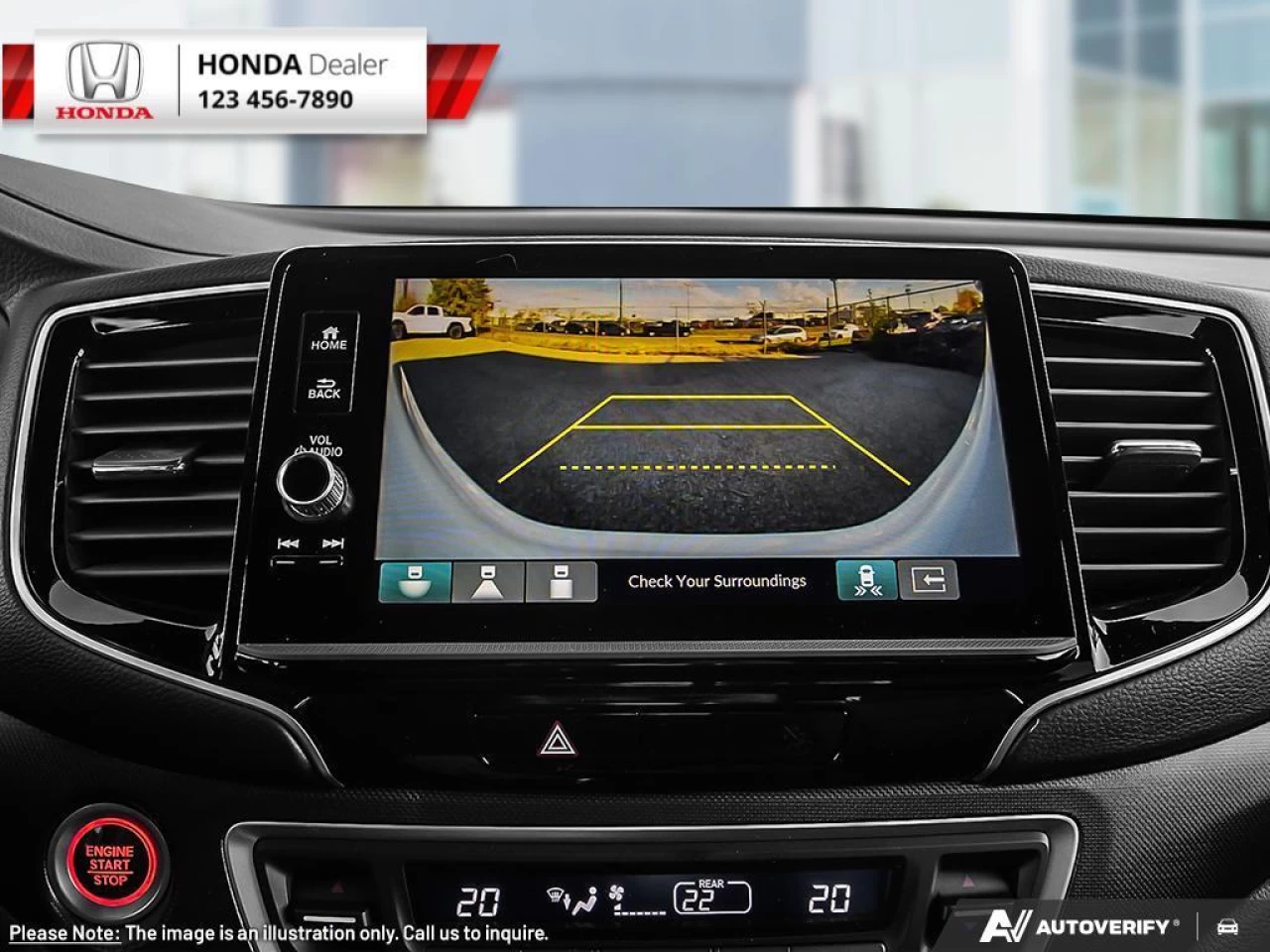 2023 Honda Ridgeline Touring  - Cooled Seats -  Navigation - $373 B/W Main Image