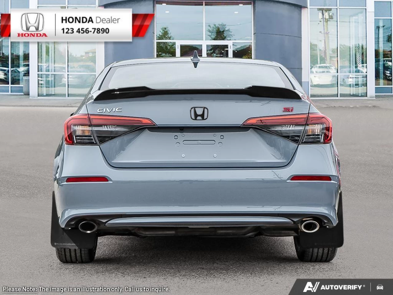 2023 Honda Civic Sedan Si  - Sunroof - Heated Seats - $268 B/W Main Image