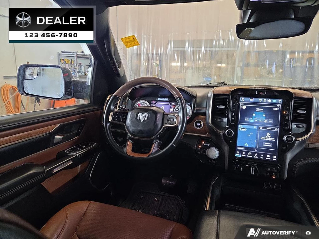 2022 Ram 1500 Longhorn  - Cooled Seats - Leather Seats - $434 B/W Main Image