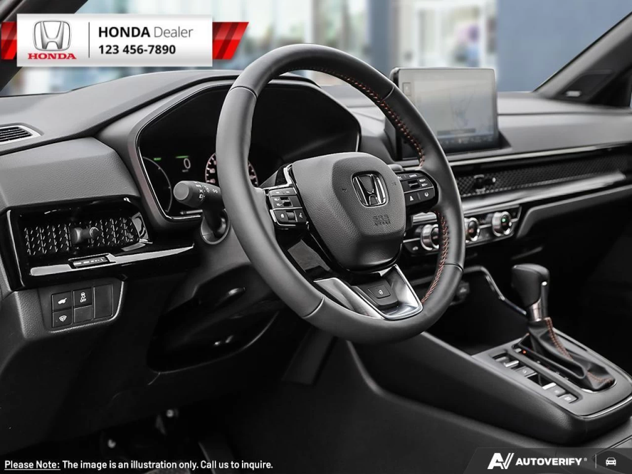 2023 Honda CR-V Hybrid Touring  - NAVIGATION - Leather Seats - $326 B/W Main Image