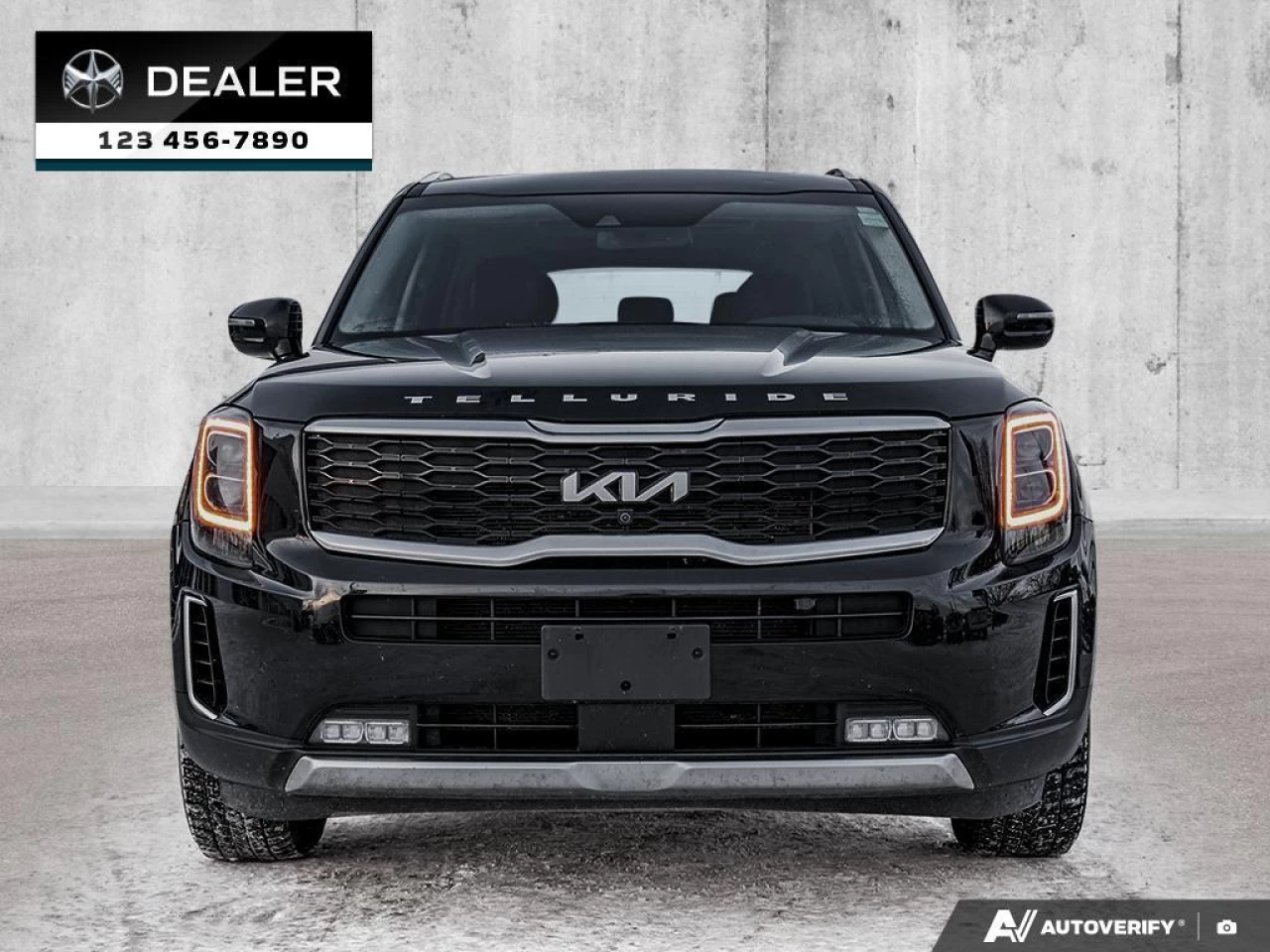 2022 Kia Telluride SX  - Cooled Seats - Sunroof - $340 B/W Main Image
