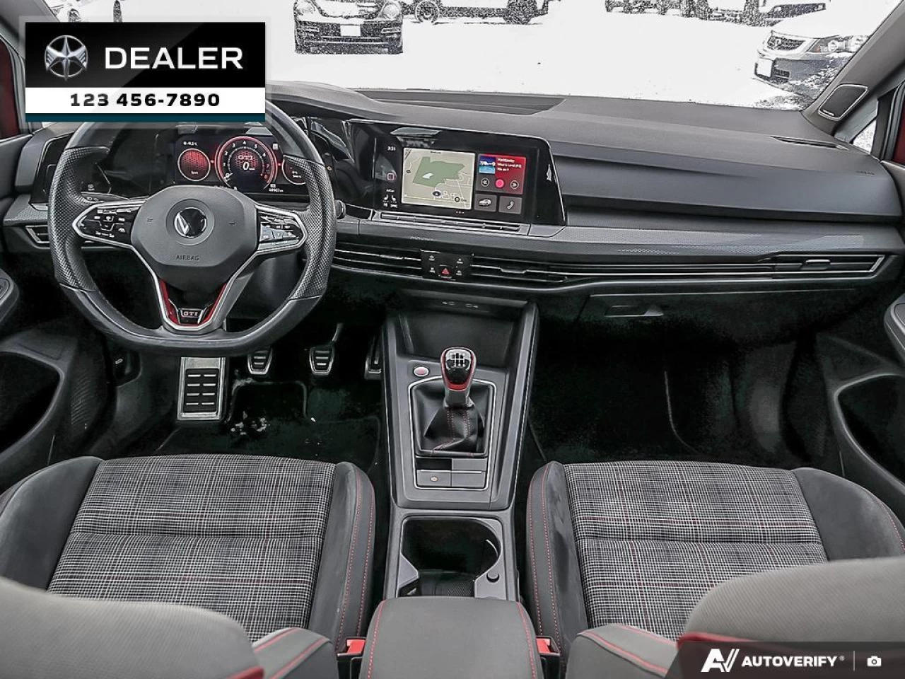 2022 Volkswagen Golf GTI Performance  - Cooled Seats - $188 B/W Main Image