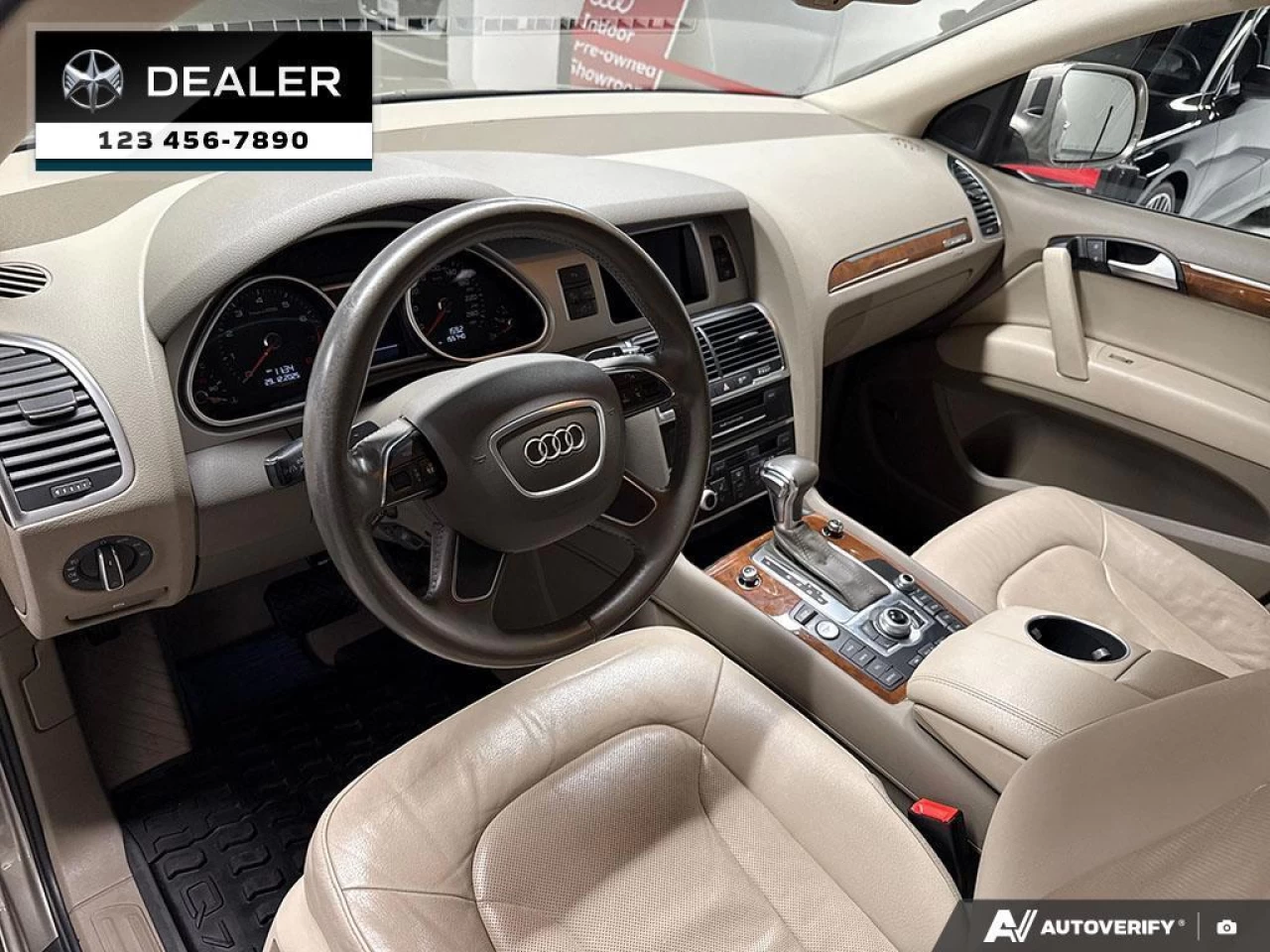 2015 Audi Q7 3.0L TDI Vorsprung Quattro  - Sunroof - $153 B/W Main Image
