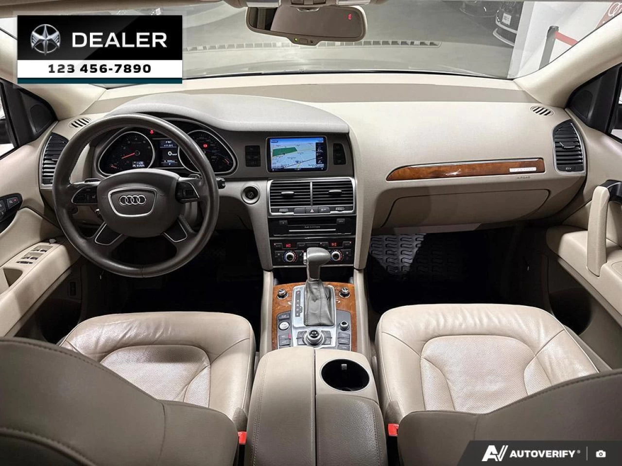 2015 Audi Q7 3.0L TDI Vorsprung Quattro  - Sunroof - $153 B/W Main Image