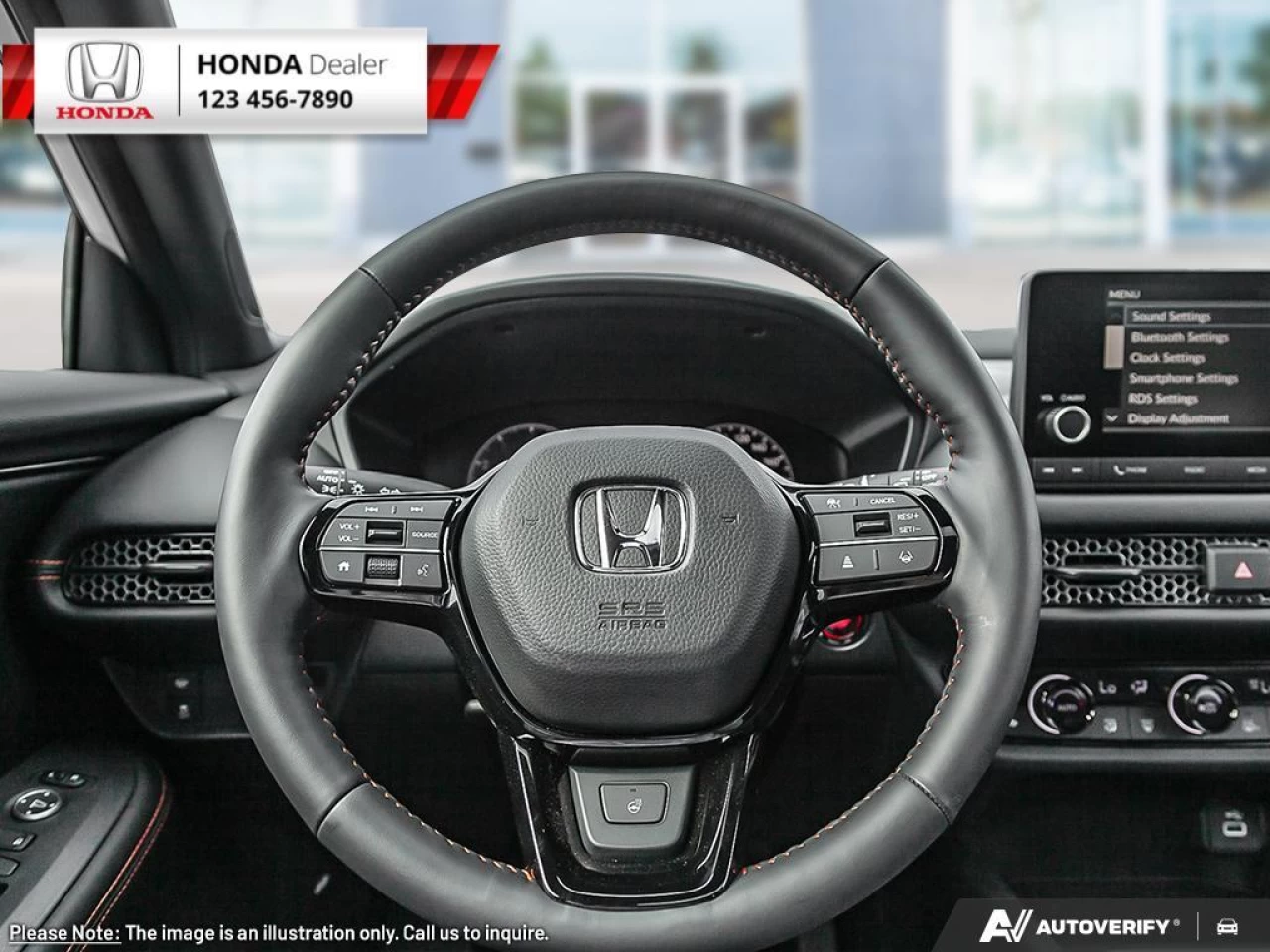 2023 Honda HR-V Sport  - Sunroof - Heated Seats - $257 B/W Main Image