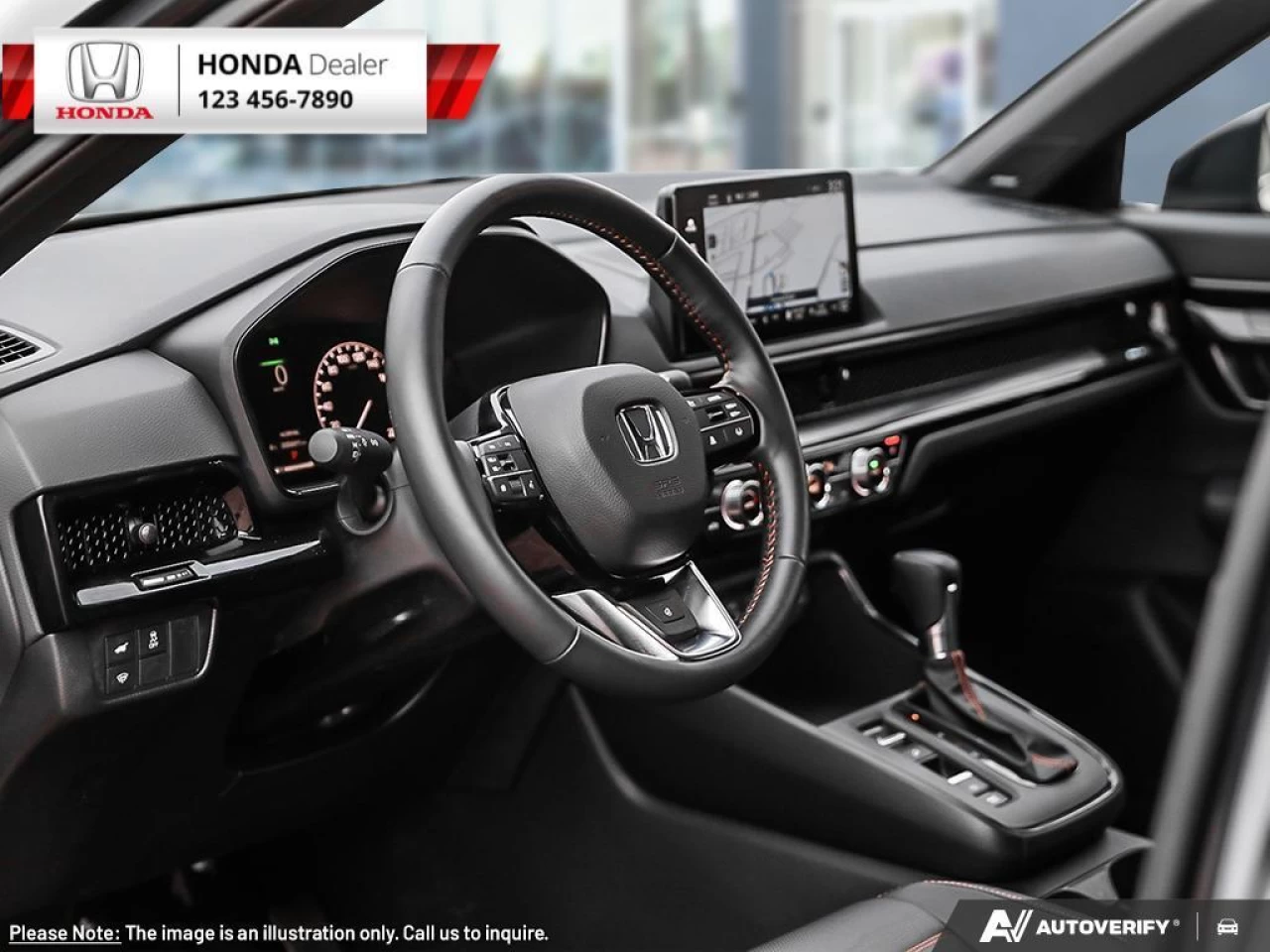 2023 Honda CR-V Hybrid Touring  - NAVIGATION - Leather Seats - $325 B/W Main Image