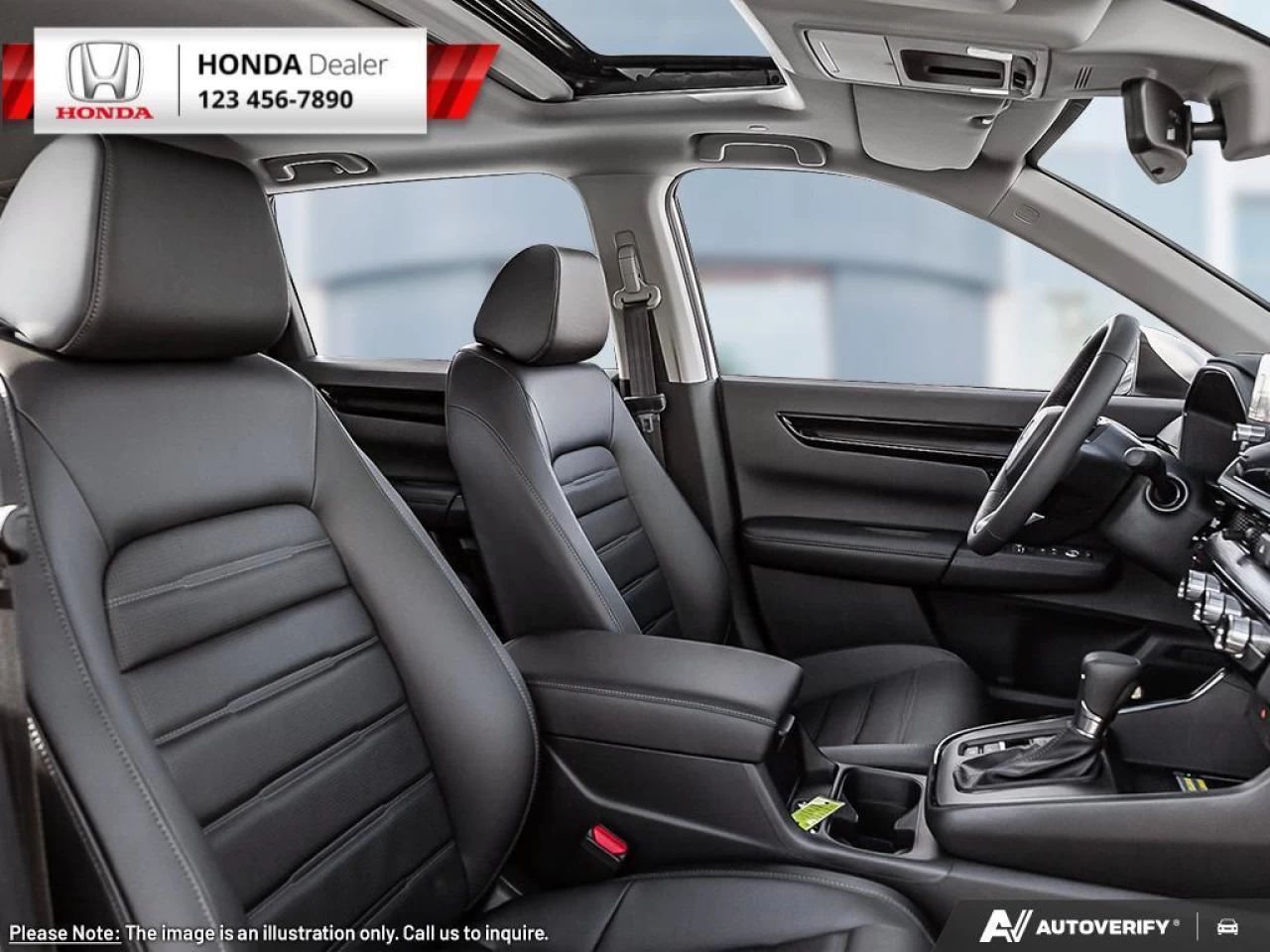 2023 Honda CR-V EX-L  - Sunroof - Heated Seats - $287 B/W Main Image