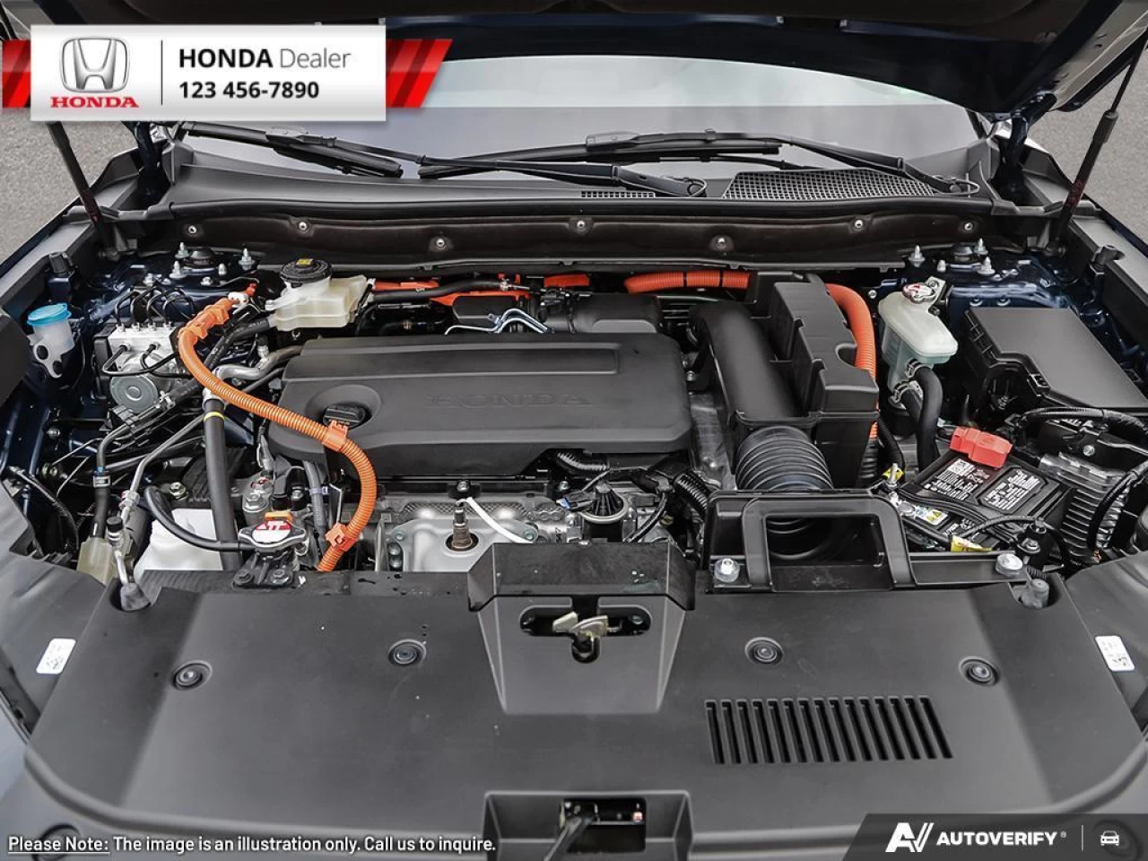 2023 Honda CR-V Hybrid Touring  - NAVIGATION - Leather Seats - $326 B/W Main Image