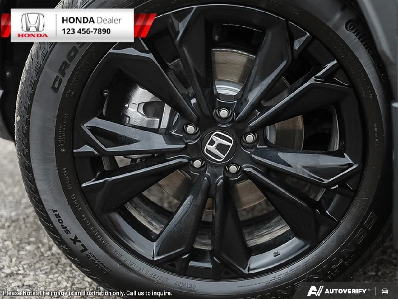 2023 Honda CR-V Hybrid Touring  - NAVIGATION - Leather Seats - $325 B/W Main Image