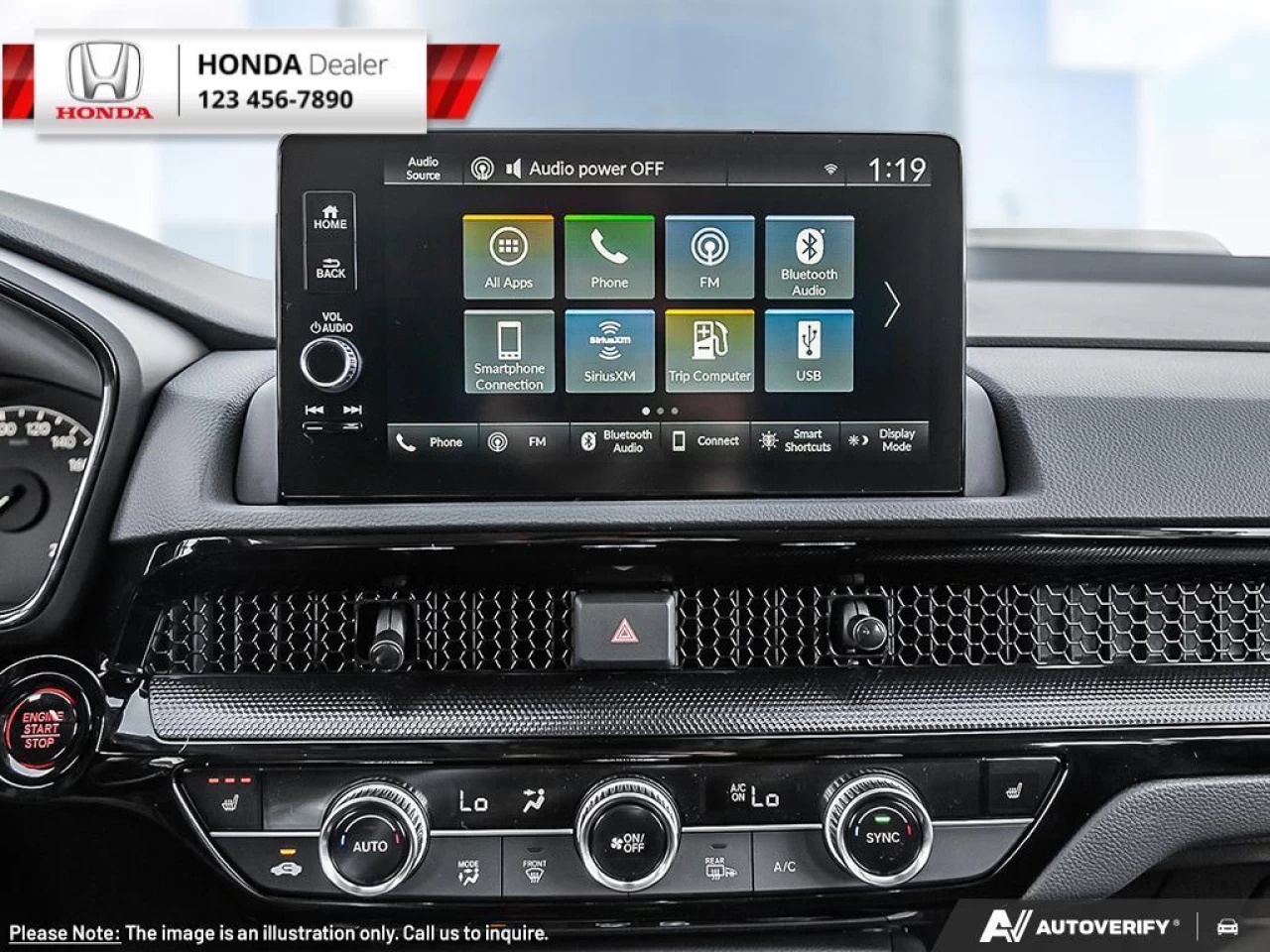 2023 Honda CR-V EX-L  - Sunroof - Heated Seats - $287 B/W Main Image