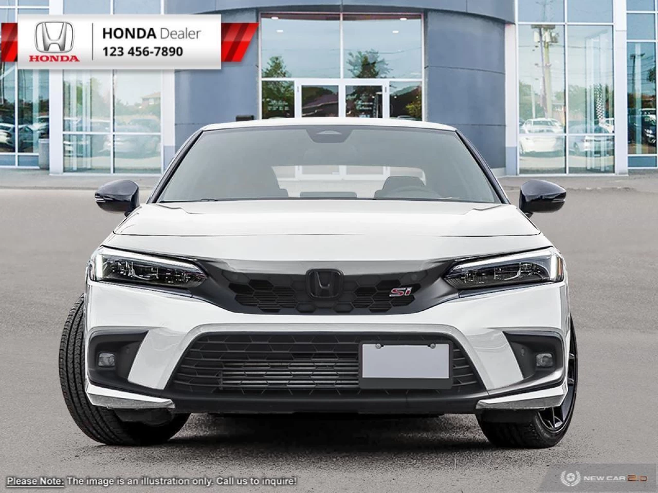 2023 Honda Civic Sedan Si  - Sunroof - Heated Seats - $268 B/W Main Image