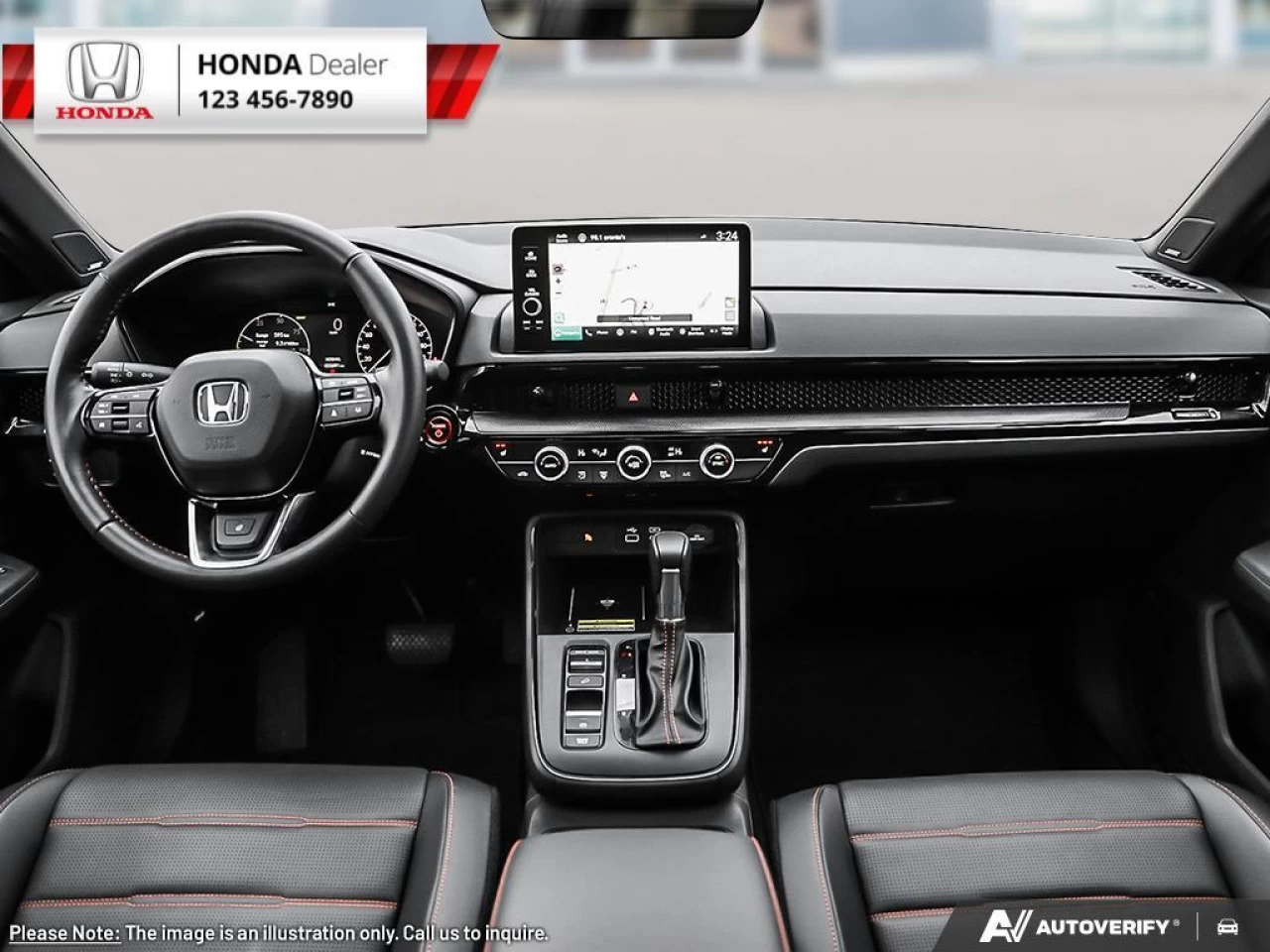 2023 Honda CR-V Hybrid Touring  - NAVIGATION - Leather Seats - $325 B/W Main Image