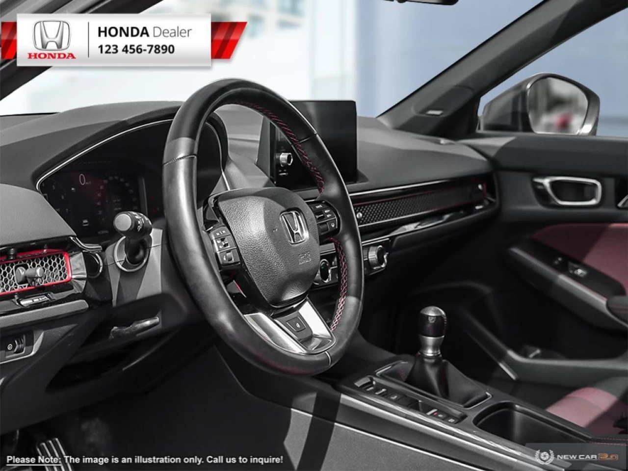 2023 Honda Civic Sedan Si  - Sunroof - Heated Seats - $268 B/W Main Image