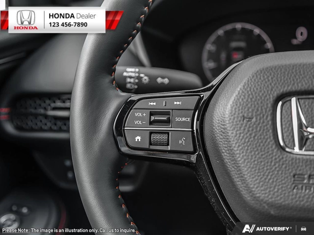 2023 Honda HR-V Sport  - Sunroof - Heated Seats - $257 B/W Main Image