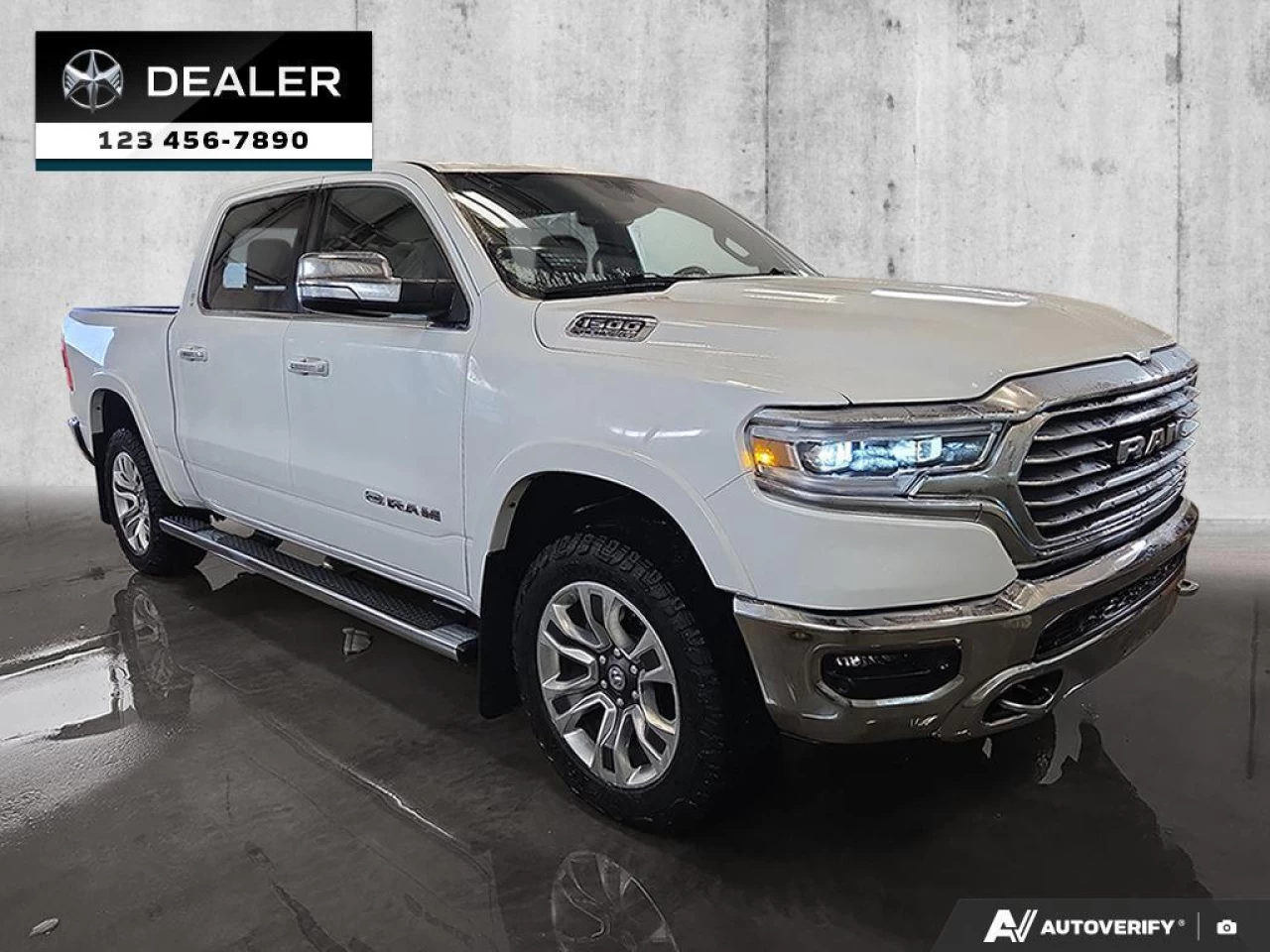 2022 Ram 1500 Longhorn  - Cooled Seats - Leather Seats - $434 B/W Main Image