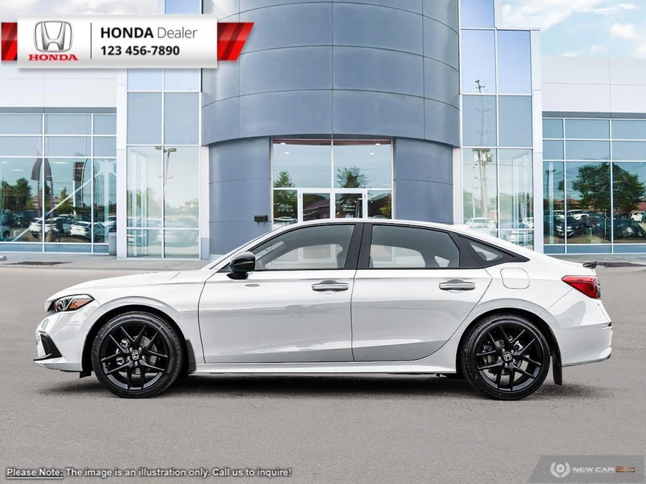 2023 Honda Civic Sedan Si  - Sunroof - Heated Seats - $268 B/W Main Image