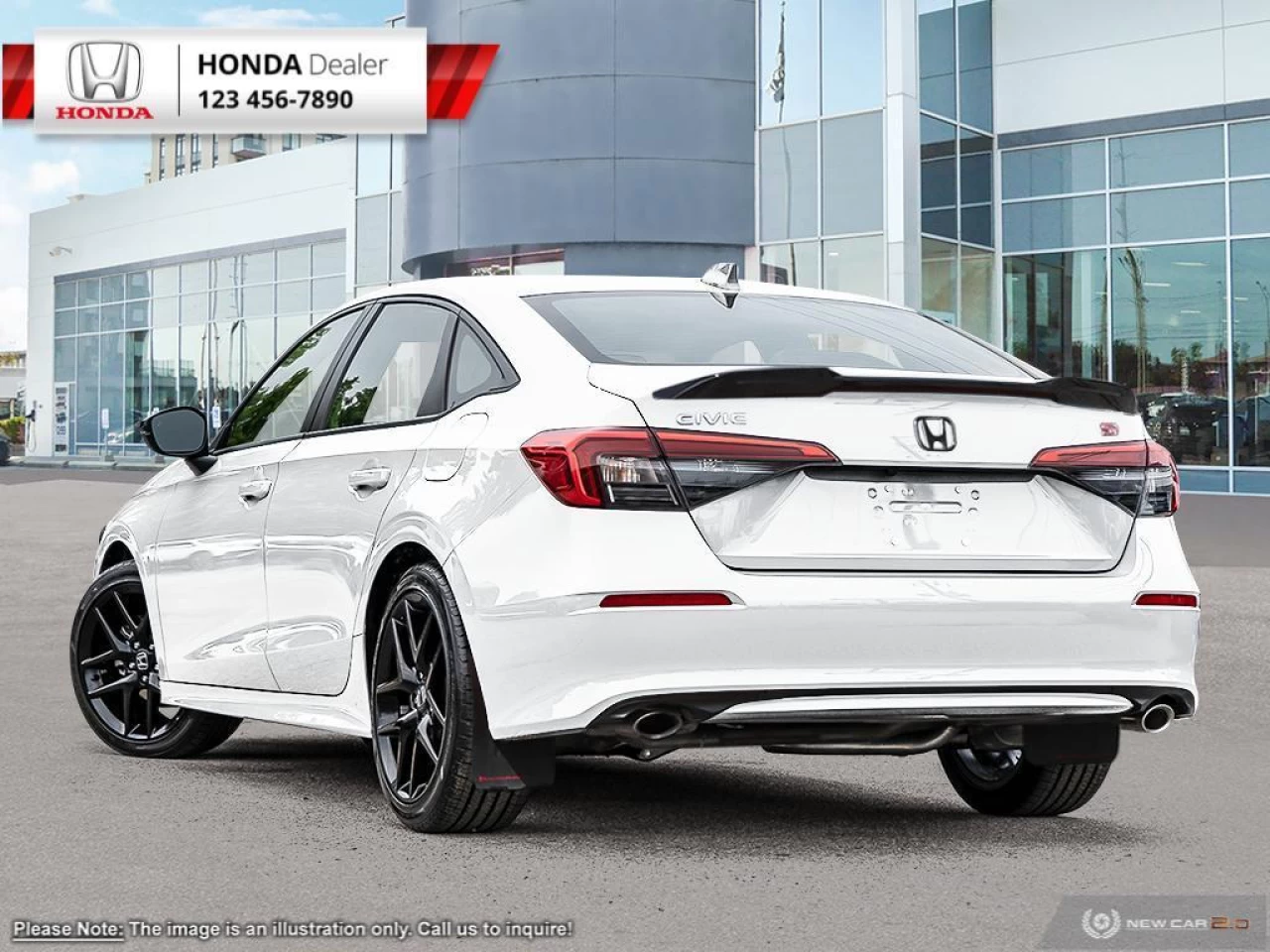 2023 Honda Civic Sedan Si  - Sunroof - Heated Seats - $268 B/W Main Image