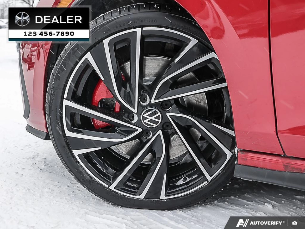 2022 Volkswagen Golf GTI Performance  - Cooled Seats - $188 B/W Main Image