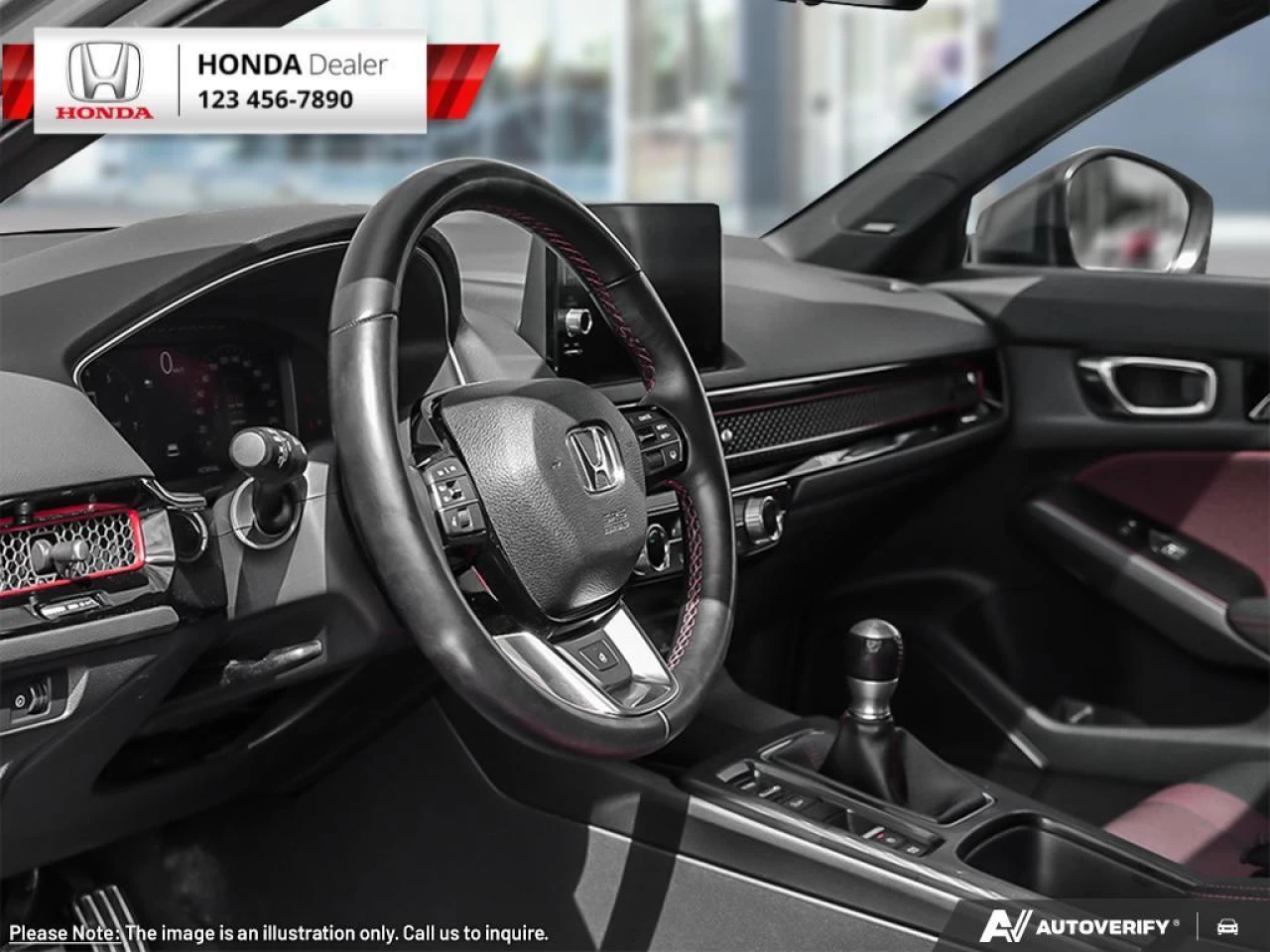 2023 Honda Civic Sedan Si  - Sunroof - Heated Seats - $268 B/W Main Image