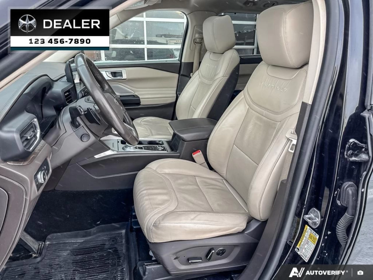 2020 Ford Explorer Platinum  - Sunroof -  Navigation - $246 B/W Main Image